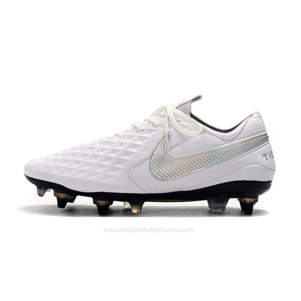 Nike Tiempo Legend VIII Elite SG PRO AC Blanco Gris